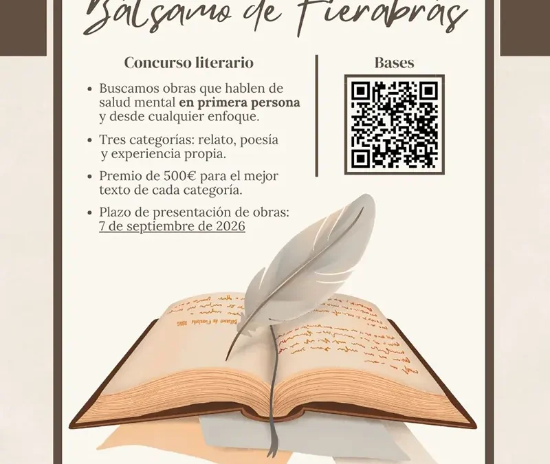 Convocado el IX “Balsamo de Fierabrás”, el certamen de relato y poesía sobre Salud Mental de Castilla-La Mancha
