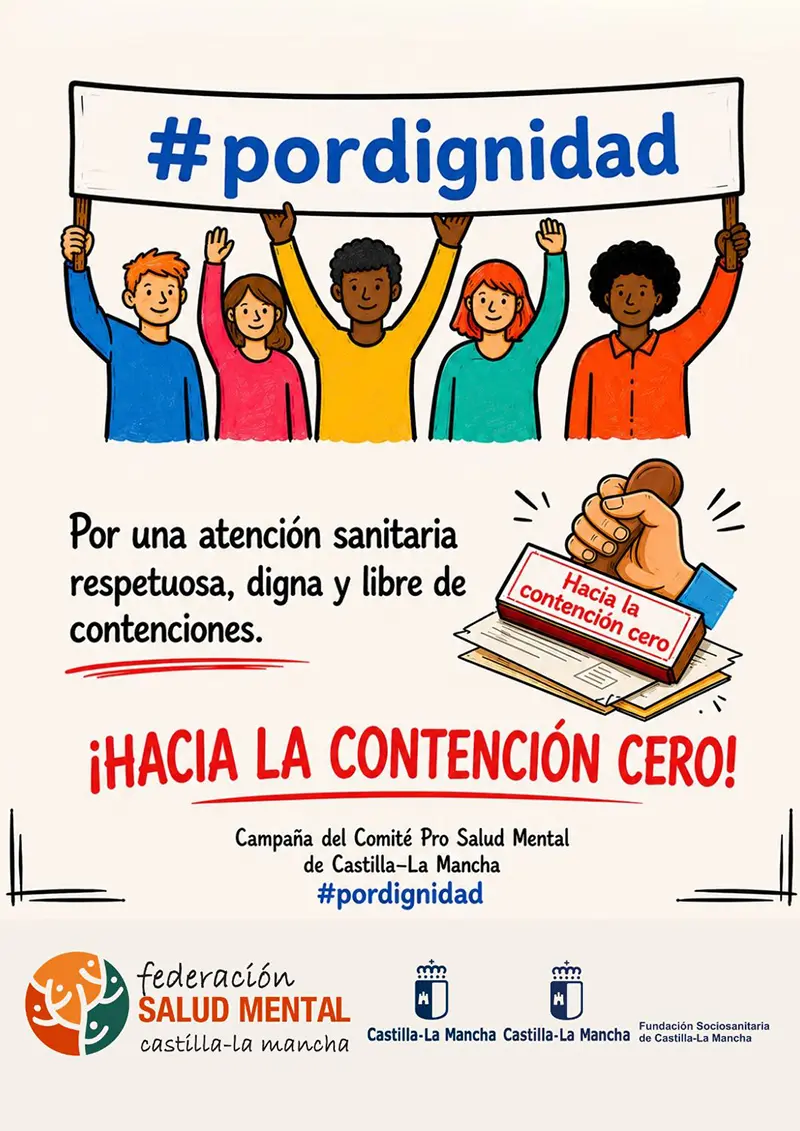 “Hacia la contención cero: una cuestión de dignidad”, primera infografía de nuestra campaña sobre vulneraciones de derechos en salud mental